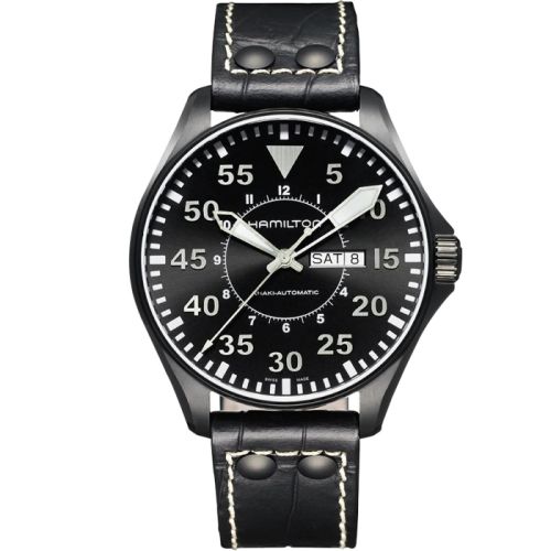 Hamilton Khaki Aviation H64785835 Black 46.00 mm Automatic