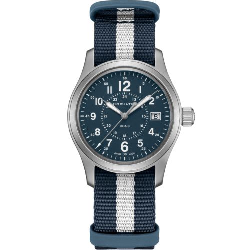 Hamilton Khaki Field H68201043 Blue 38.00 mm Quartz