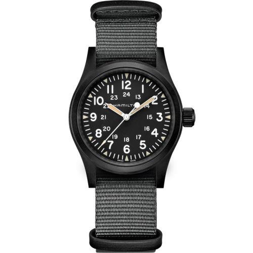 Hamilton Khaki Field H69409930 Black 38.00 mm Handwound