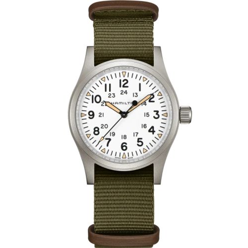 Hamilton Khaki Field H69439411 White 38.00 mm Handwound