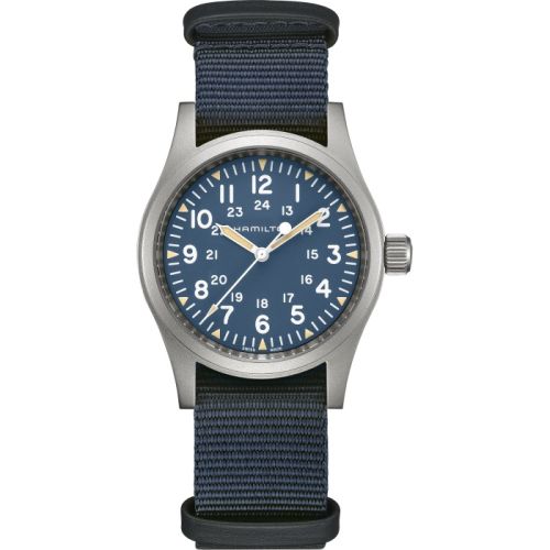 Hamilton Khaki Field H69439940 Blue 38.00 mm Handwound