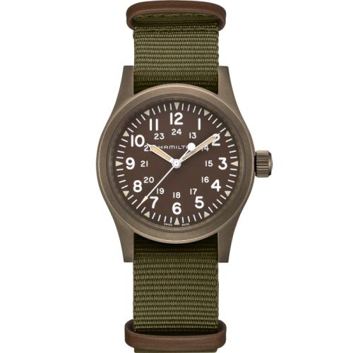 Hamilton Khaki Field H69449961 Brown 38.00 mm Handwound