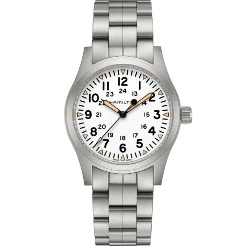 Hamilton Khaki Field H69529113 White 42.00 mm Handwound