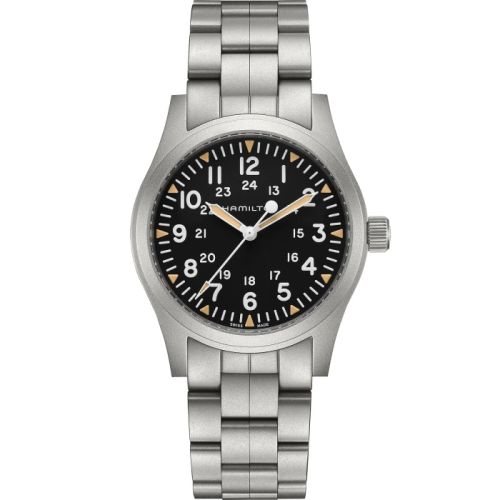 Hamilton Khaki Field H69529133 Black 42.00 mm Handwound