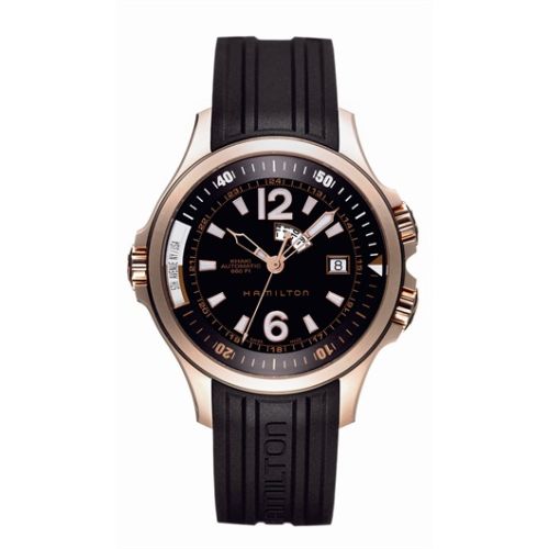 Hamilton Khaki Navy H77545735 Black 42.00 mm Automatic