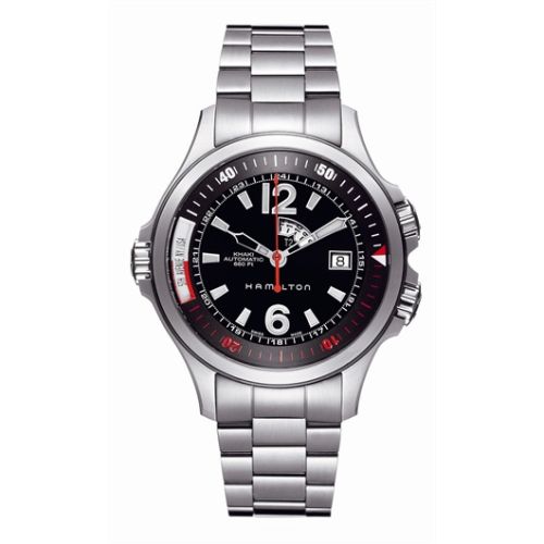 Hamilton Khaki Navy H77555135 Black 42.00 mm Automatic