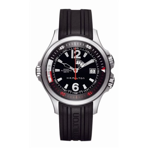 Hamilton Khaki Navy H77555335 Black 42.00 mm Automatic