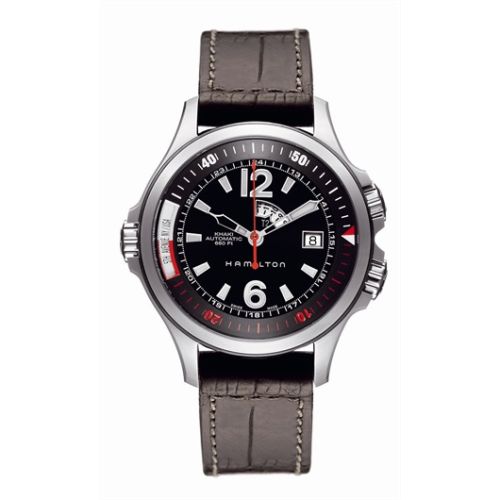 Hamilton Khaki Navy H77555735 Black 42.00 mm Automatic