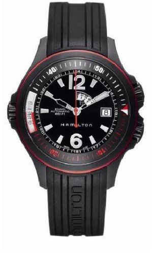 Hamilton Khaki Navy H77585335 Black 42.00 mm Automatic