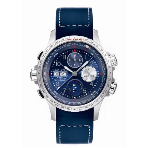 Hamilton Khaki Navy H77636343 Blue 42.00 mm Automatic