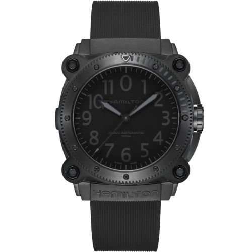Hamilton Khaki Navy H78505330 Black 46.00 mm Automatic