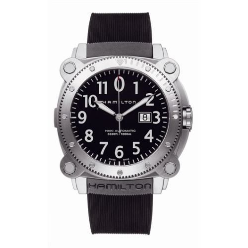 Hamilton Khaki Navy H78515333 Black 46.00 mm Automatic