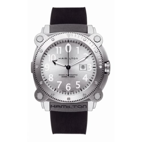 Hamilton Khaki Navy H78515353 Silver 46.00 mm Automatic