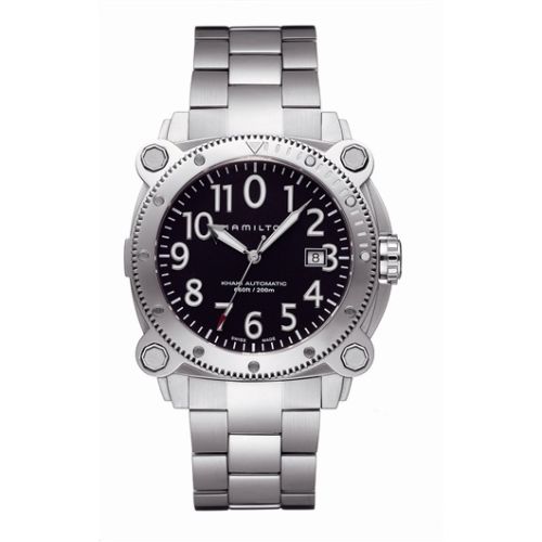 Hamilton Khaki Navy H78555133 Black 42.00 mm Automatic