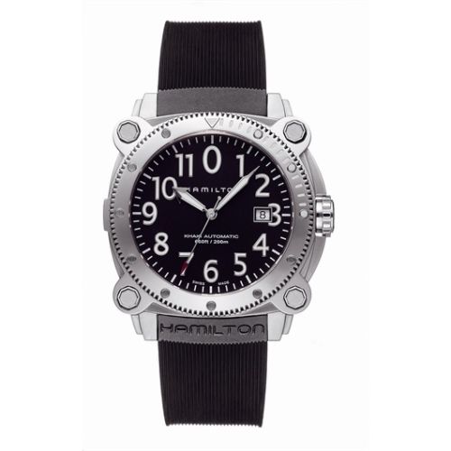 Hamilton Khaki Navy H78555333 Black 42.00 mm Automatic