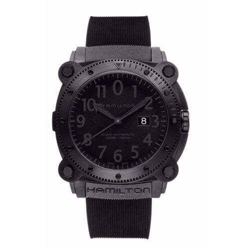 Hamilton Khaki Navy H78585333 Black 46.00 mm Automatic