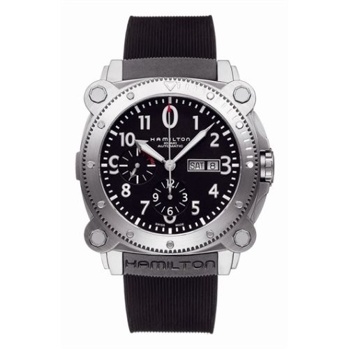 Hamilton Khaki Navy H78616333 Black 46.00 mm Automatic