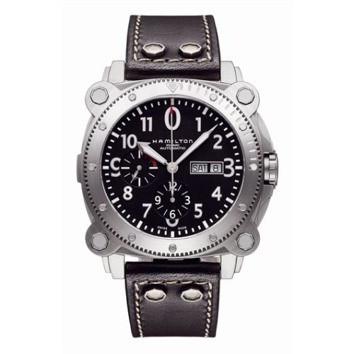 Hamilton Khaki Navy H78616733 Black 46.00 mm Automatic