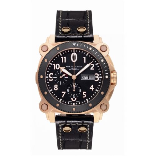 Hamilton Khaki Navy H78646733 Black 46.00 mm Automatic