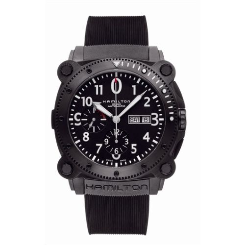 Hamilton Khaki Navy H78686333 Black 46.00 mm Automatic