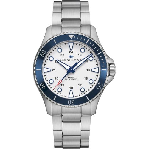 Hamilton Khaki Navy H82505150 White 43.00 mm Automatic