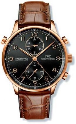 IWC Portugieser IW3712-10 Black 40.90 mm Handwound