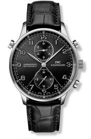 IWC Portugieser IW3712-13 Black 40.90 mm Handwound