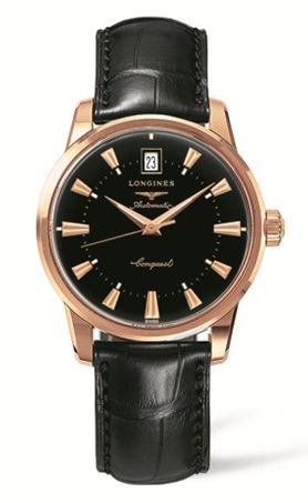 Longines Conquest Heritage L1.611.8.52.4 Black 35.00 mm Automatic