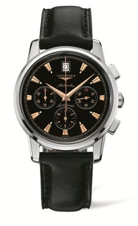Longines Conquest Heritage L1.641.4.52.2 Black 38.50 mm Automatic