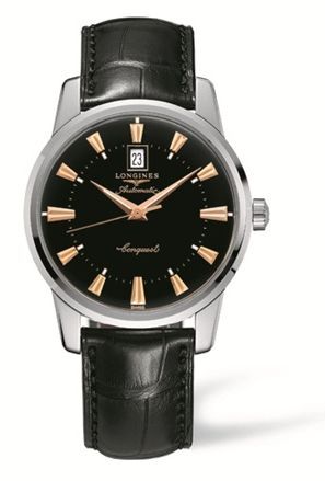 Longines Conquest Heritage L1.645.4.52.4 Black 40.00 mm Automatic