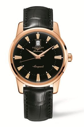 Longines Conquest Heritage L1.645.8.52.4 Black 40.00 mm Automatic