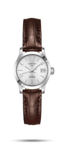Longines Record L2.320.4.72.2 Silver 26.00 mm Automatic