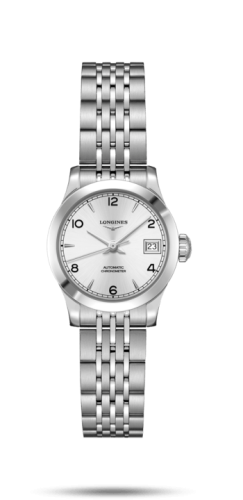Longines Record L2.320.4.76.6 Silver 26.00 mm Automatic