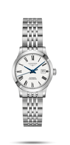 Longines Record L2.321.4.11.6 White 30.00 mm Automatic