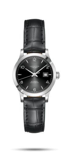 Longines Record L2.321.4.56.2 Black 30.00 mm Automatic