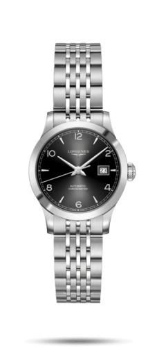 Longines Record L2.321.4.56.6 Black 30.00 mm Automatic