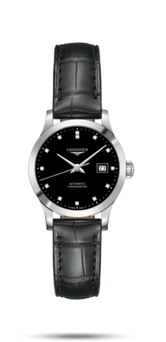 Longines Record L2.321.4.57.2 Black 30.00 mm Automatic