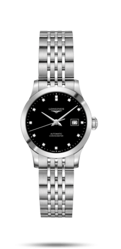 Longines Record L2.321.4.57.6 Black 30.00 mm Automatic