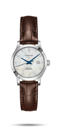 Longines Record L2.321.4.87.2 White 30.00 mm Automatic