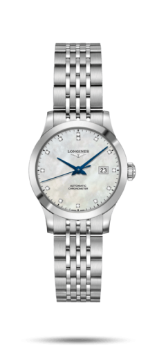 Longines Record L2.321.4.87.6 White 30.00 mm Automatic