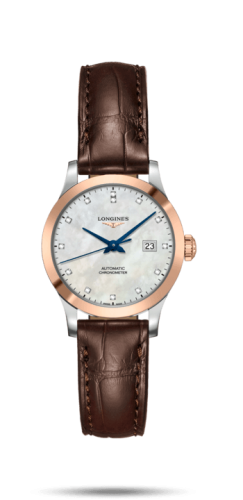 Longines Record L2.321.5.87.2 White 30.00 mm Automatic