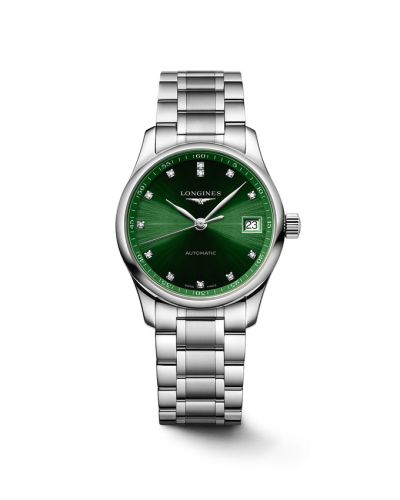 Longines Master Collection L2.357.4.99.6 Green 34.00 mm Automatic