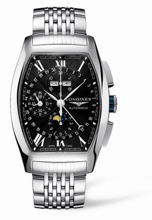 Longines Evidenza L2.688.4.58.6 Black 40.60 mm Automatic