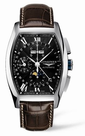 Longines Evidenza L2.688.4.58.9 Black 40.60 mm Automatic