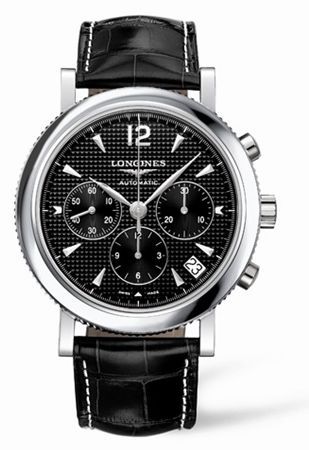 Longines Heritage L2.704.4.56.3 Black 44.00 mm Automatic
