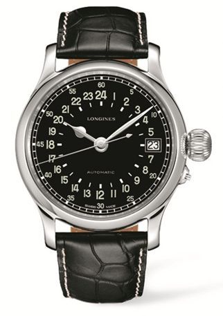 Longines Heritage L2.751.4.53.4 Black 47.50 mm Automatic