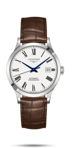 Longines Record L2.820.4.11.2 White 38.50 mm Automatic