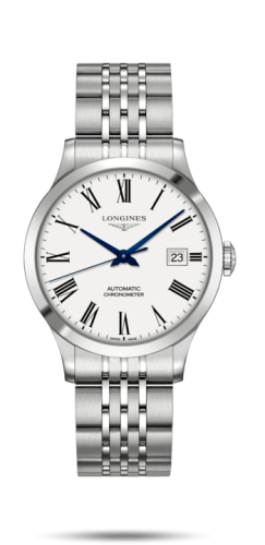 Longines Record L2.820.4.11.6 White 38.50 mm Automatic