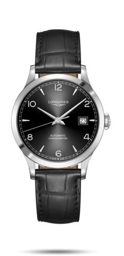 Longines Record L2.820.4.56.2 Black 38.50 mm Automatic