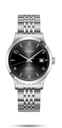 Longines Record L2.820.4.56.6 Black 38.50 mm Automatic